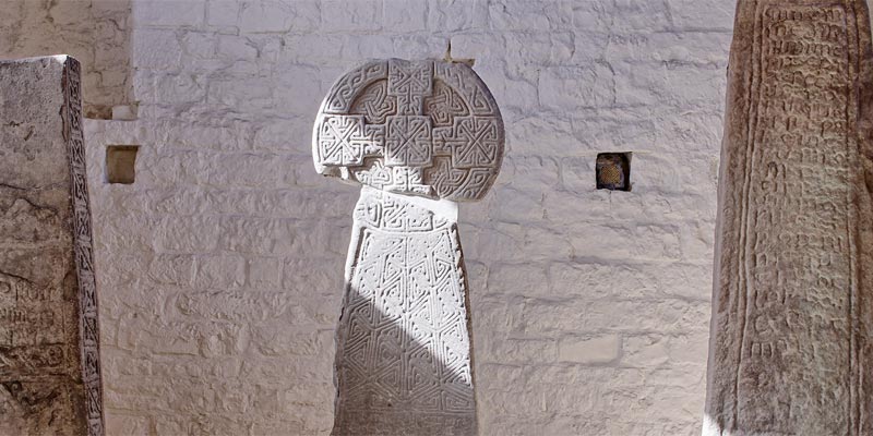 Stone Celtic Crosses