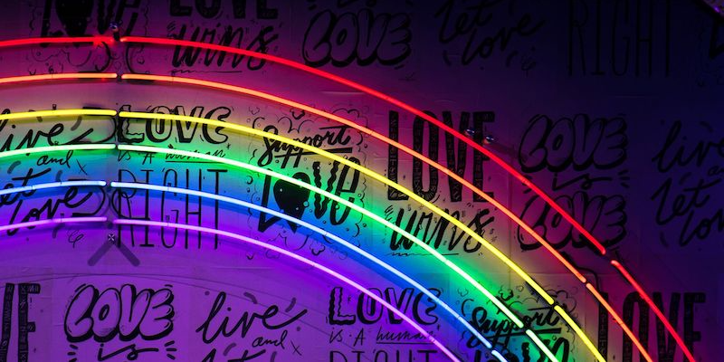 neon rainbow