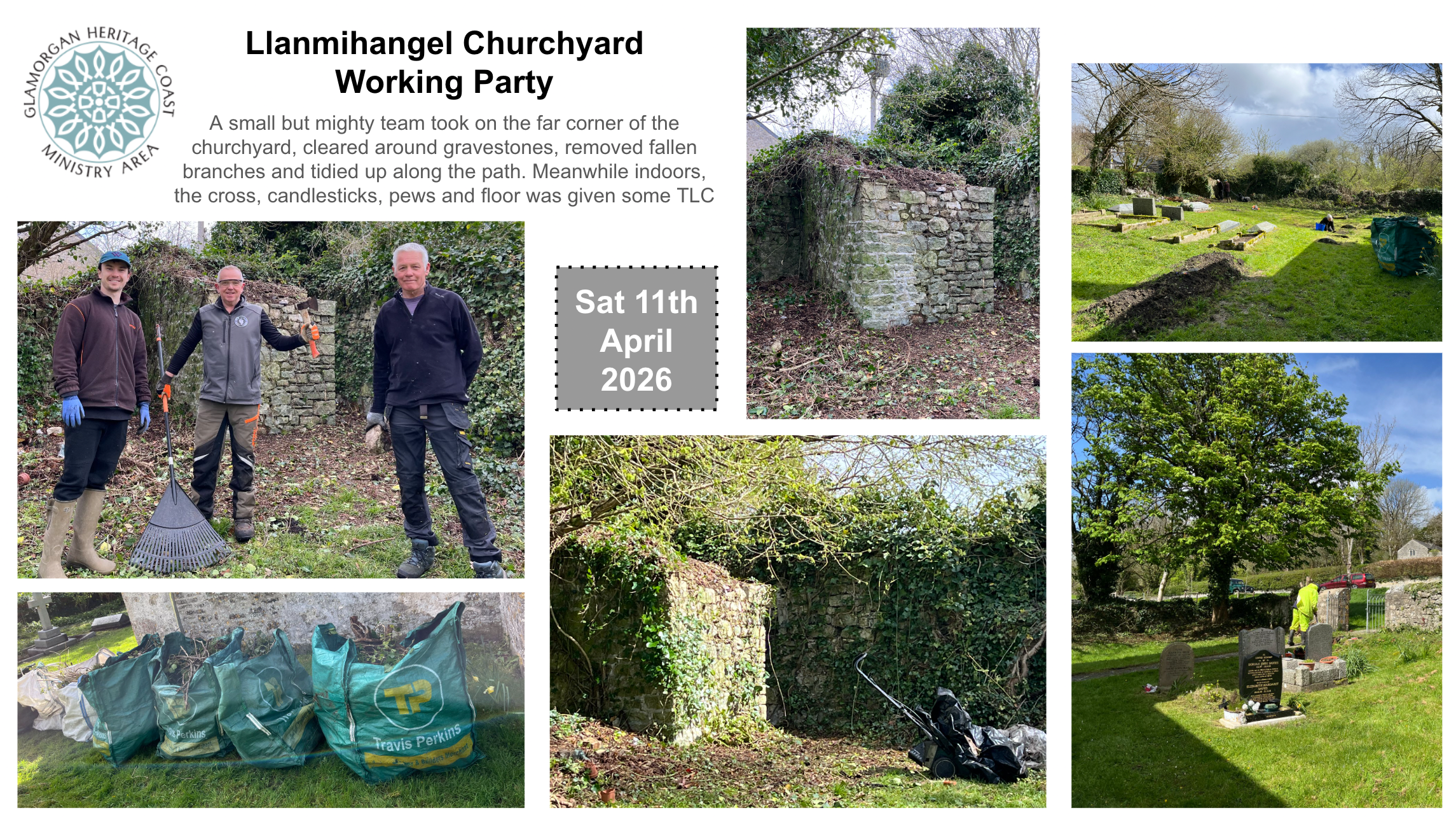 Llanmihangel clean up