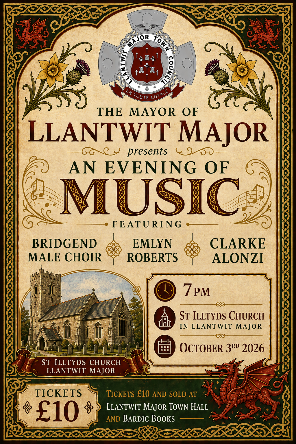 Final poster mayor choir event